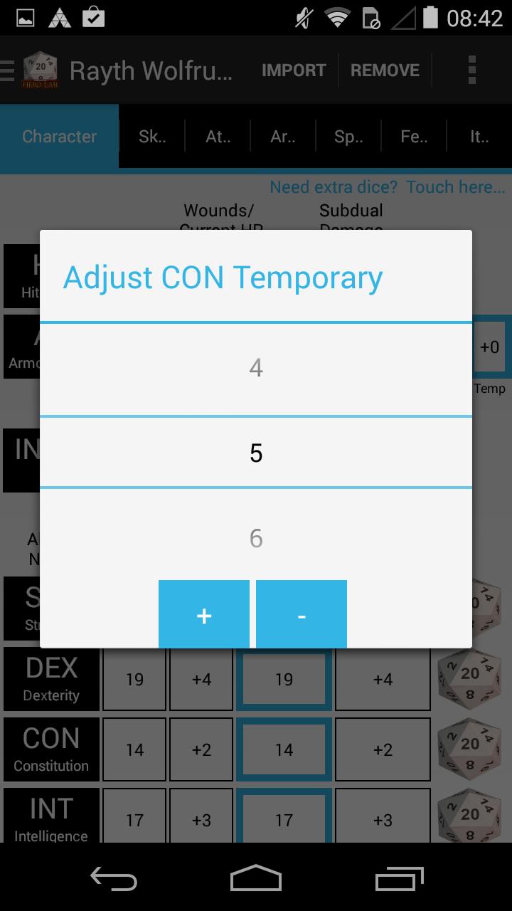 Hero Lab Character Import Lite