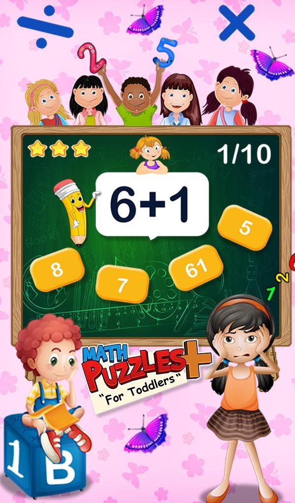 Math Puzzles For Toddlers