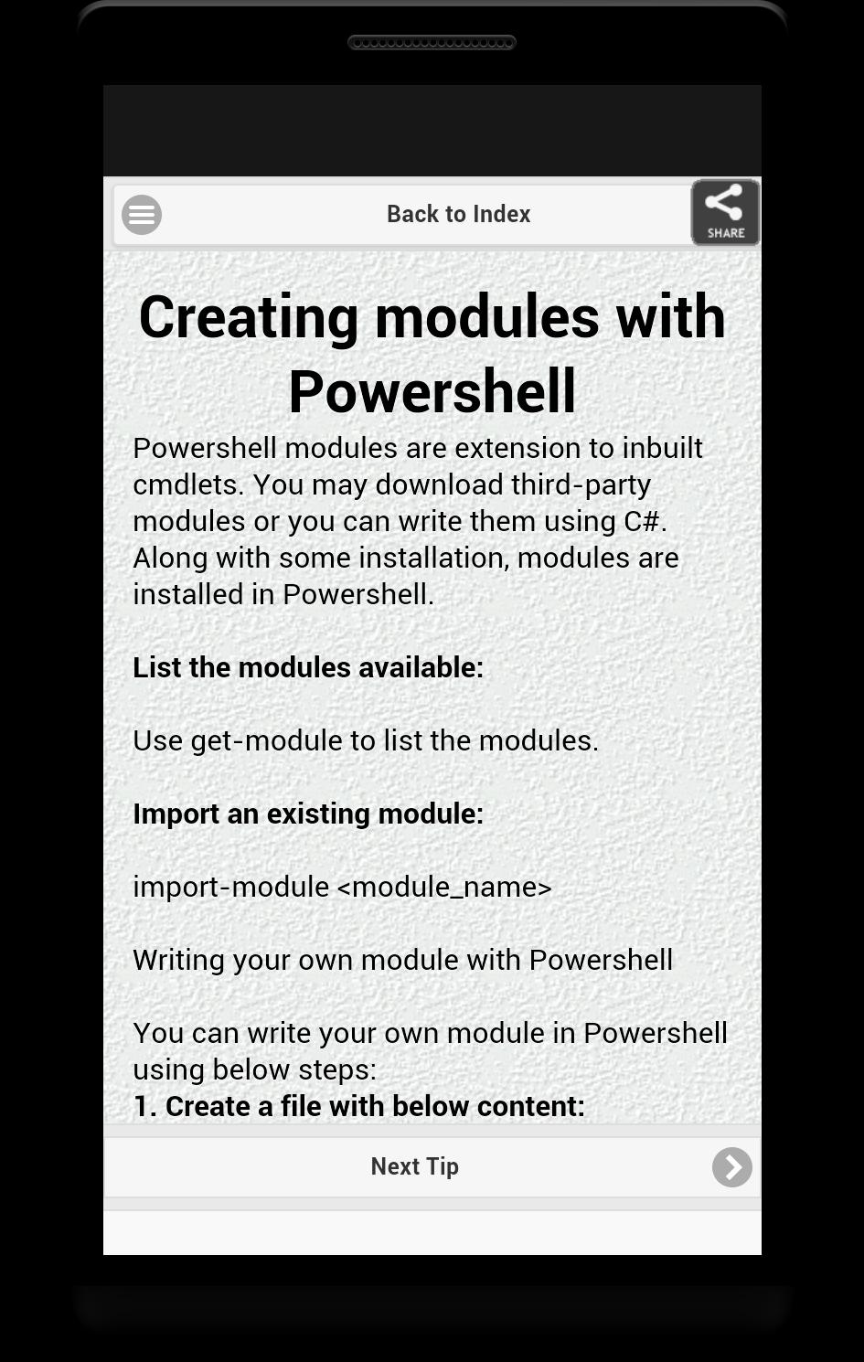 Powershell Tips