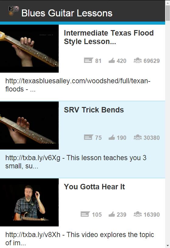 Blues Guitar Lessons