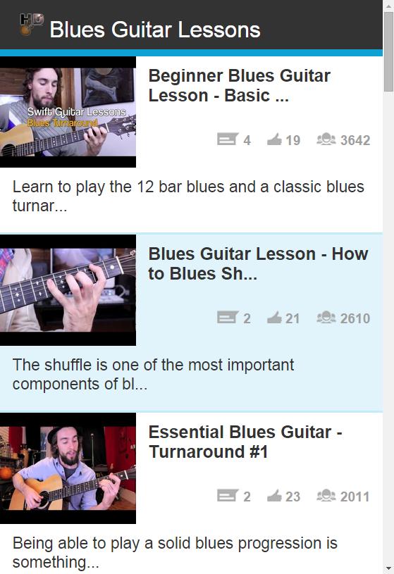 Blues Guitar Lessons