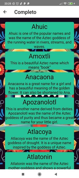 Aztec / Nahuatl Names for Babi