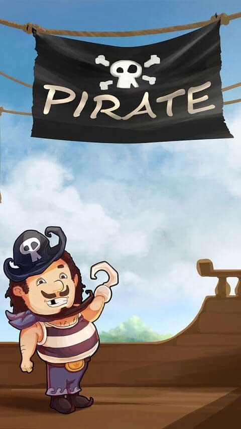 Cartoon Pirate SMS Theme