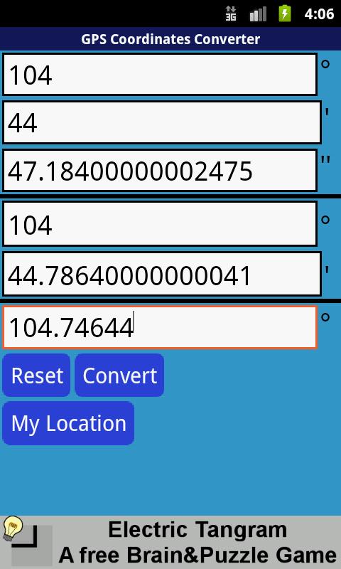 GPS Coordinates Converter