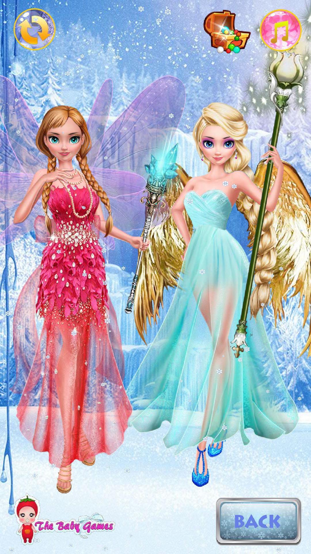 Ice Angel Elsa Anna