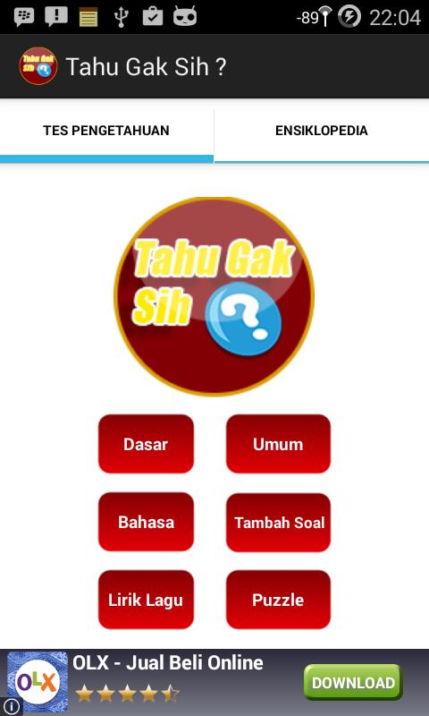 Tes Pengetahuan Umum