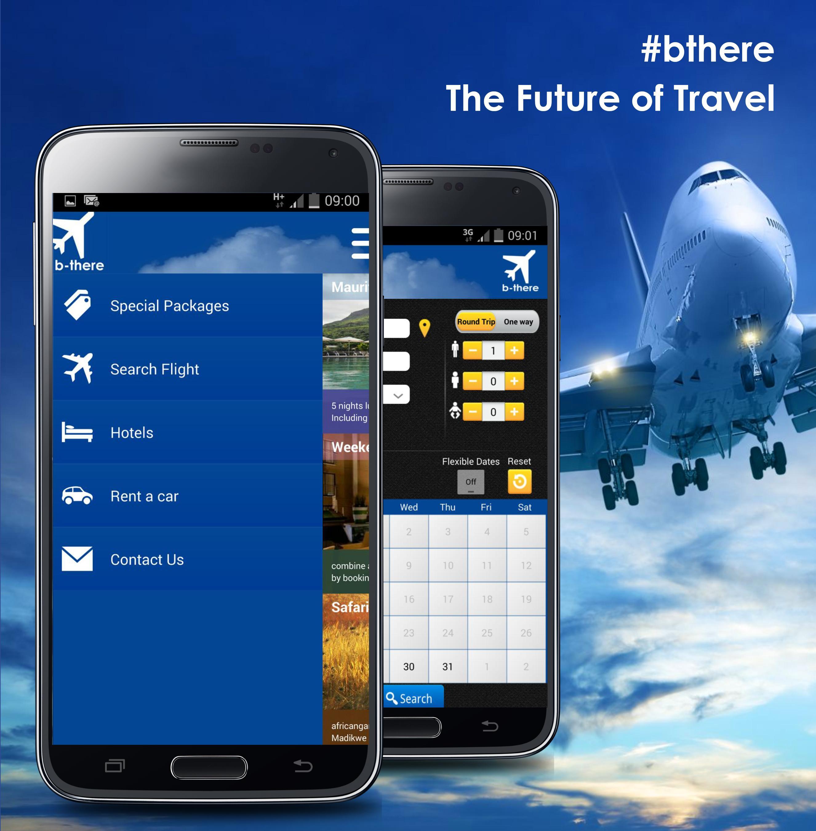 b-there Travel App