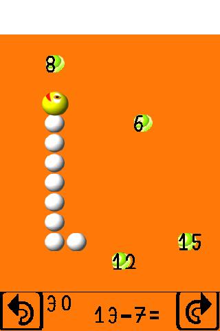 Fun math games. Worm's aims.