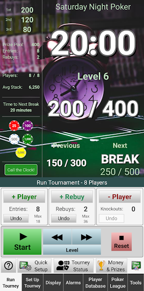 Blinds Are Up! Poker Timer