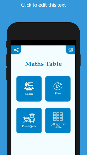 Math's Table - Quiz & Tables