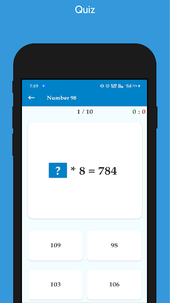 Math's Table - Quiz & Tables
