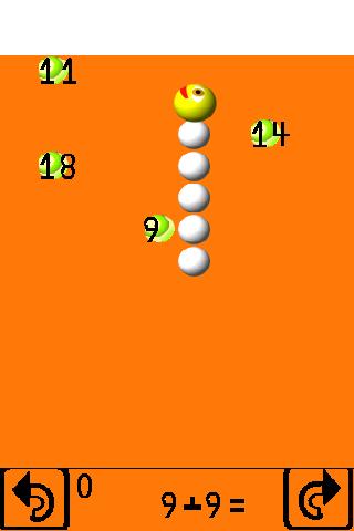 Fun math games. Worm's aims.