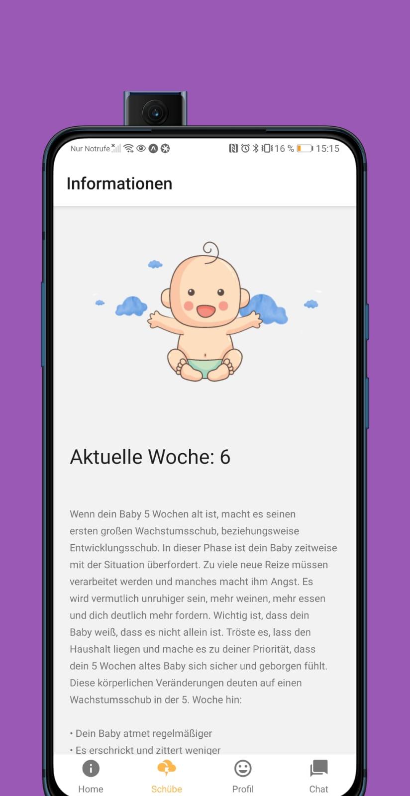 Baby-Wachstumsschub