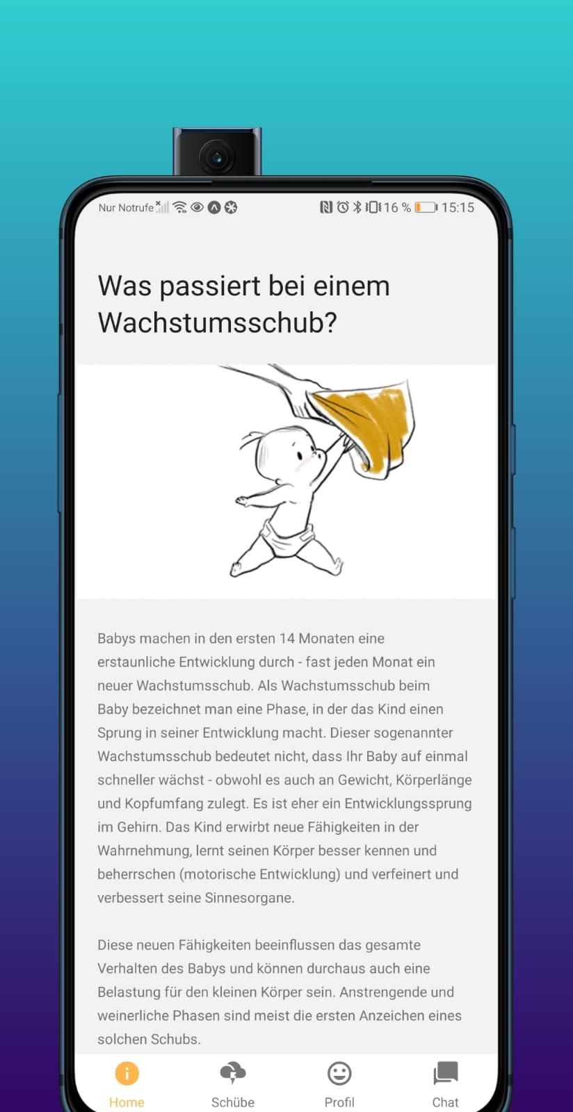 Baby-Wachstumsschub