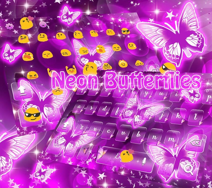 Pink Glitter Butterfly Live Wallpaper Theme