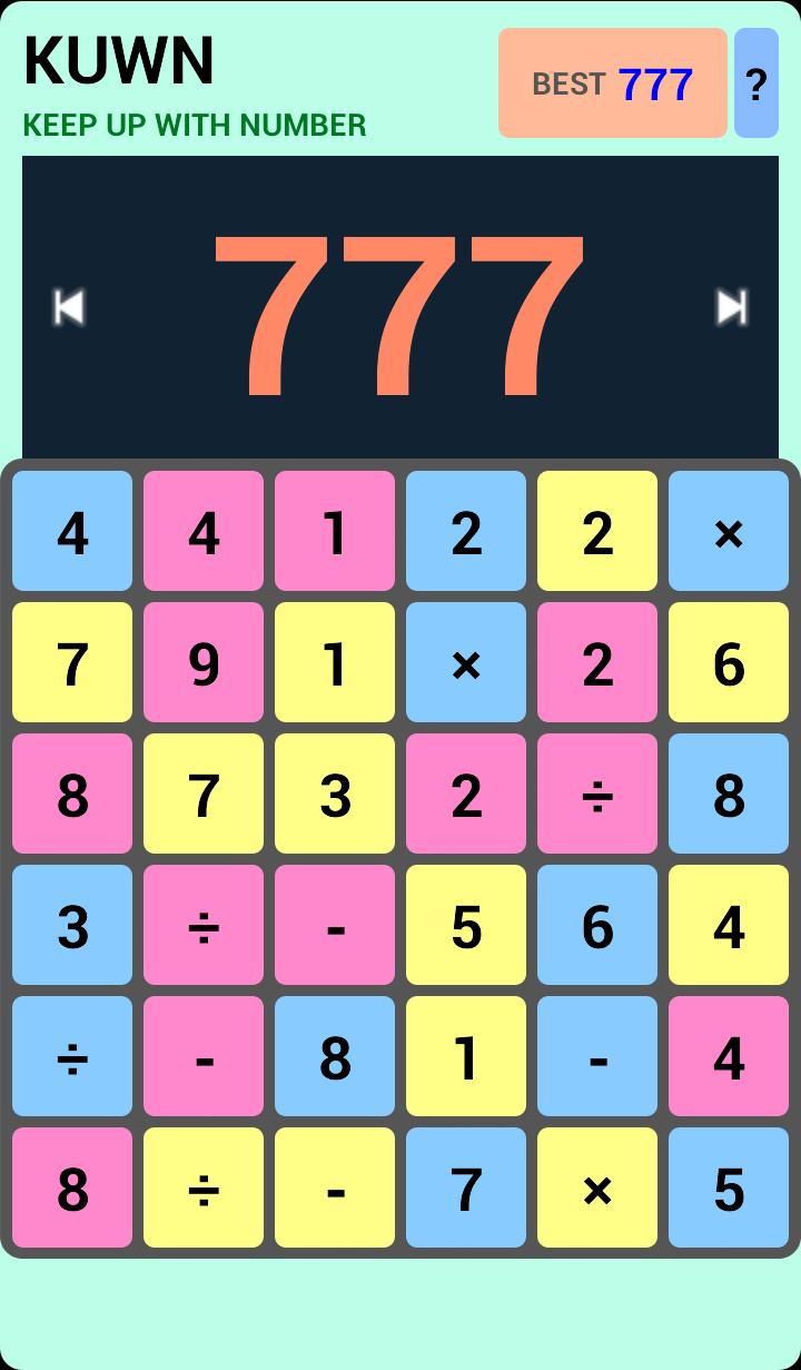 KUWN - Keep Up With Number