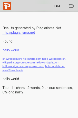 Plagiarism Checker