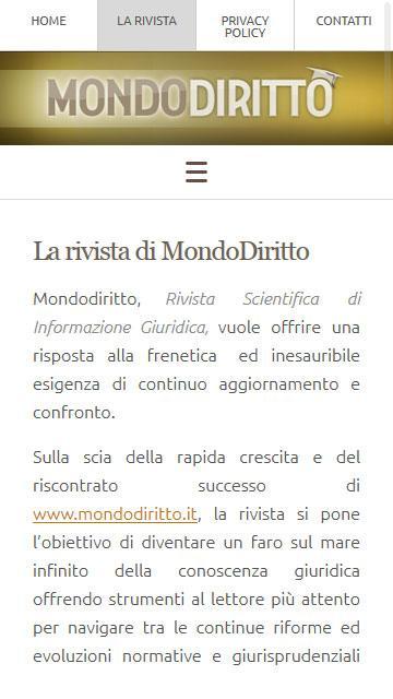 Mondodiritto Rivista Giuridica