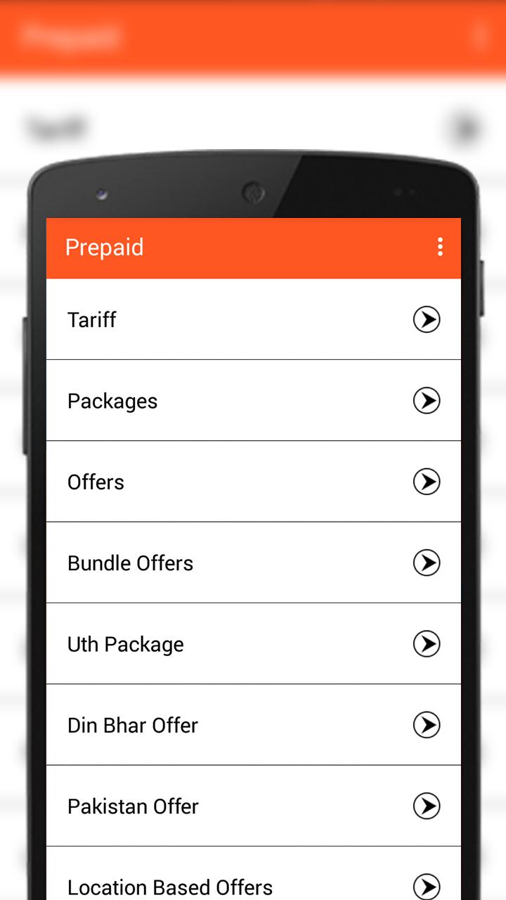 Packages Detail for Ufone