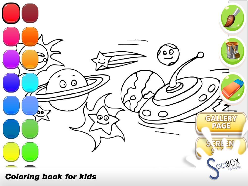 Planet Coloring Book