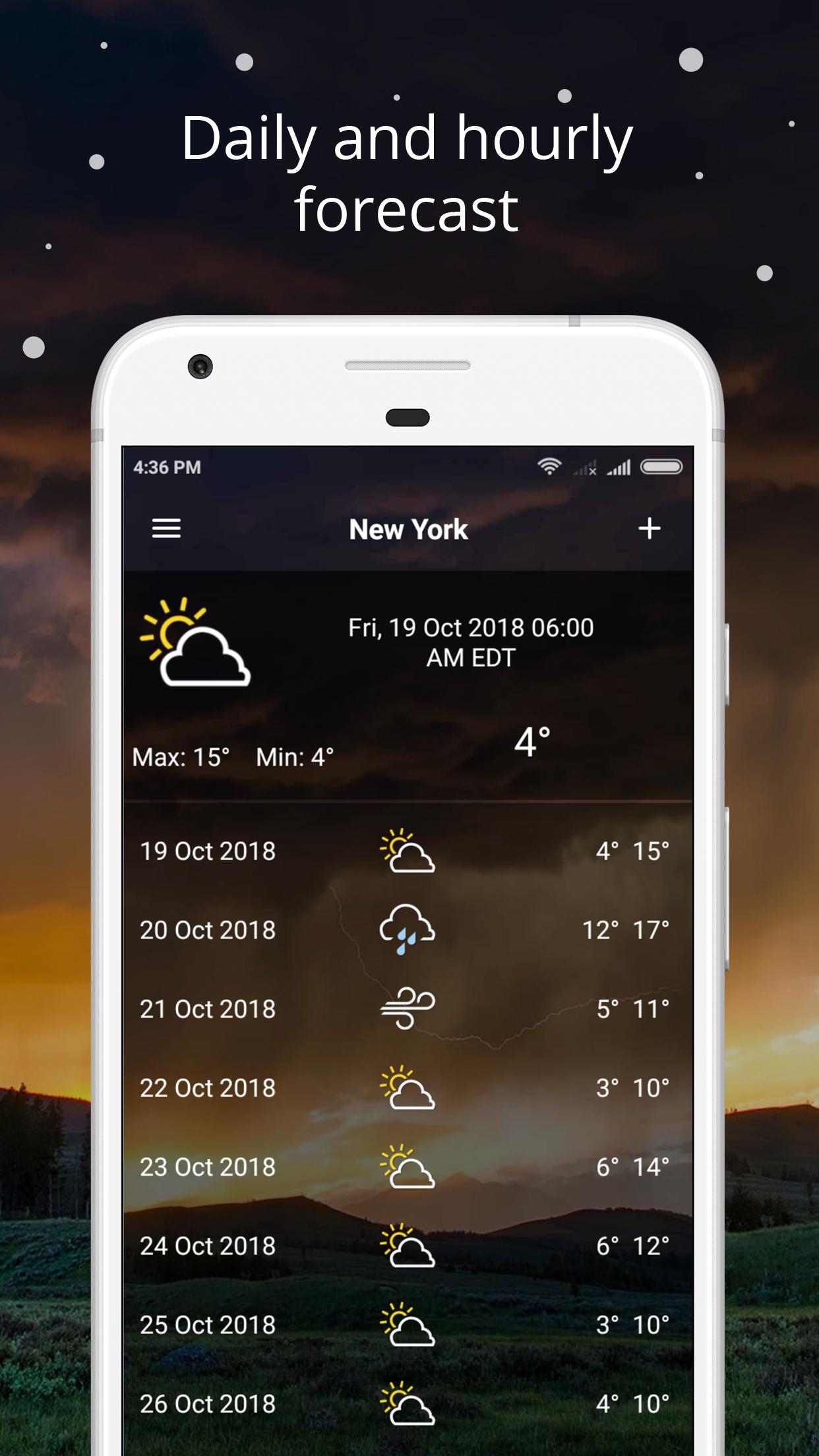 Live Weather Forecast Temperat