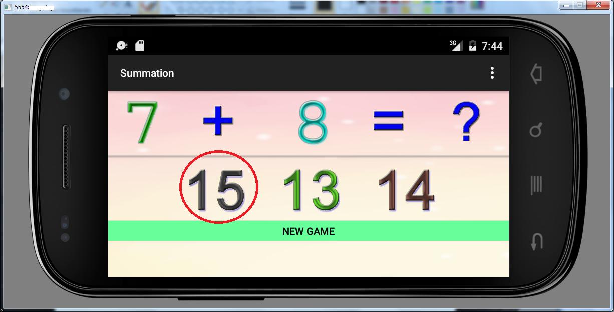 5 years educational games sum