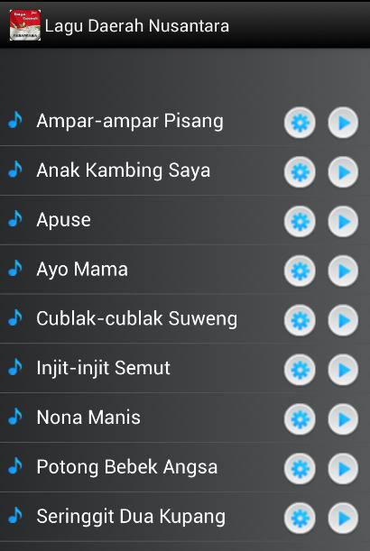 Lagu Daerah Indonesia