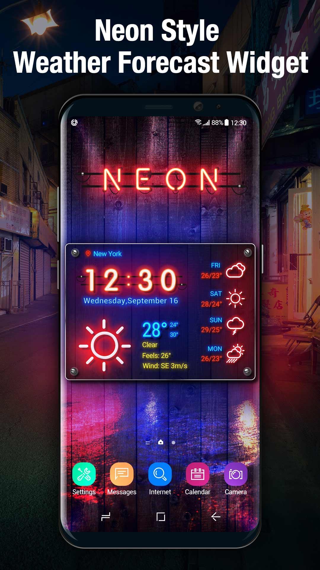 weather on home screen