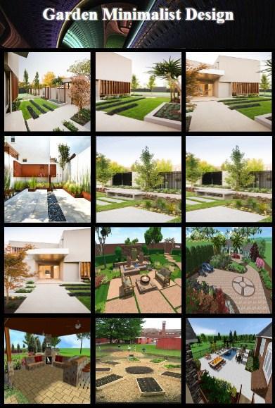 Garden Design Minimalist 3d