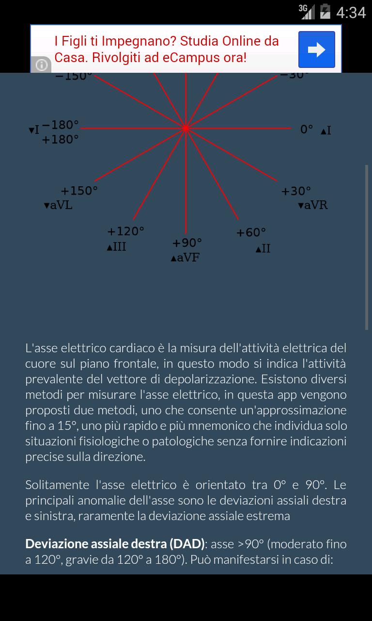 Calcolo Asse Cardiaco