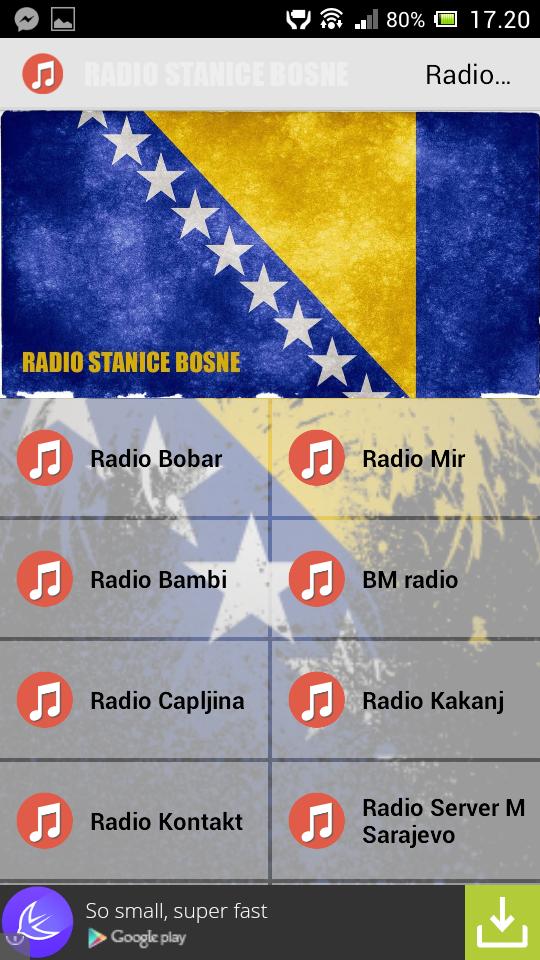 Bosnian Radio station