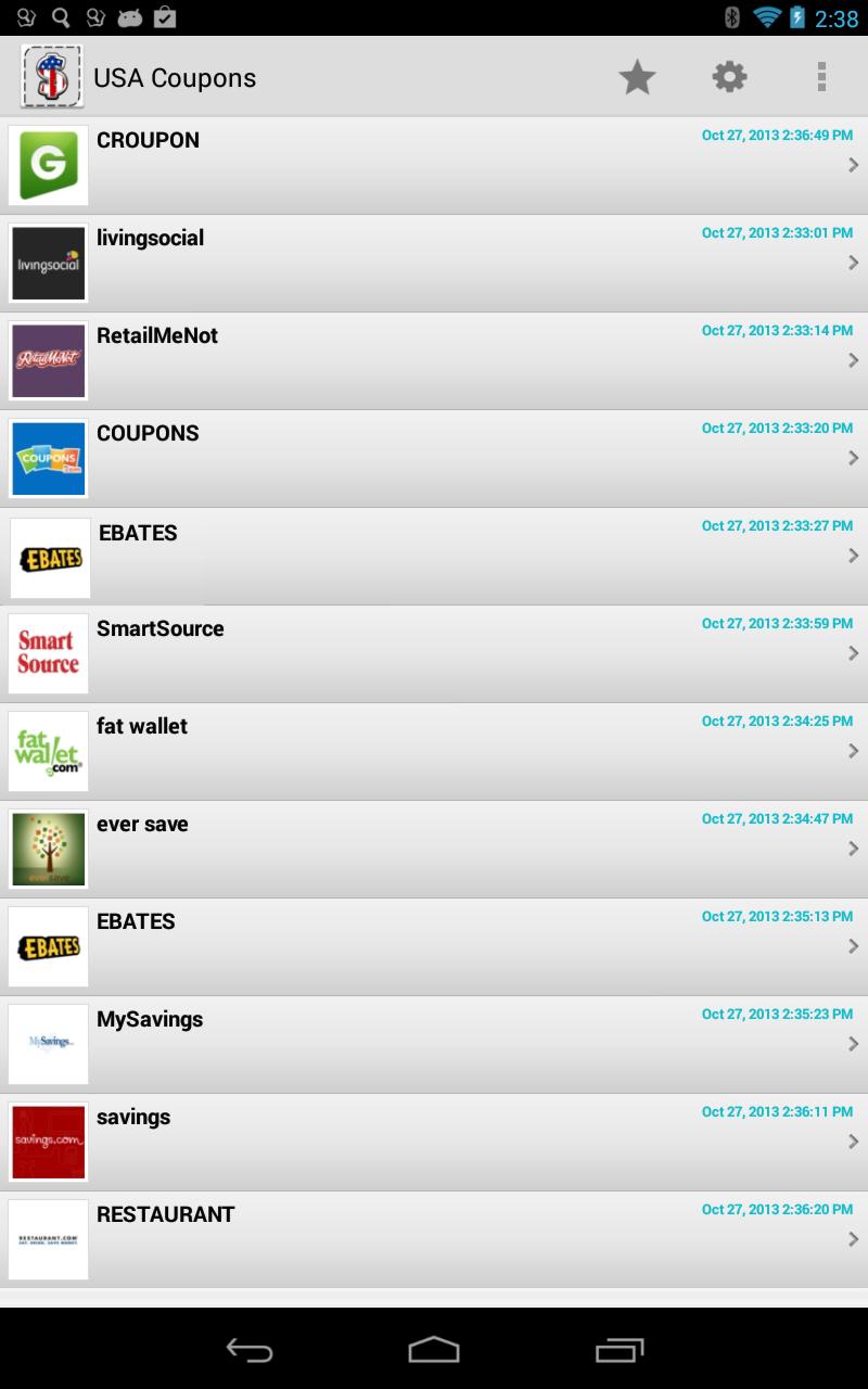 US deals & coupons collections