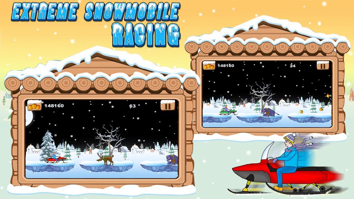 Extreme Snow Mobile Racing