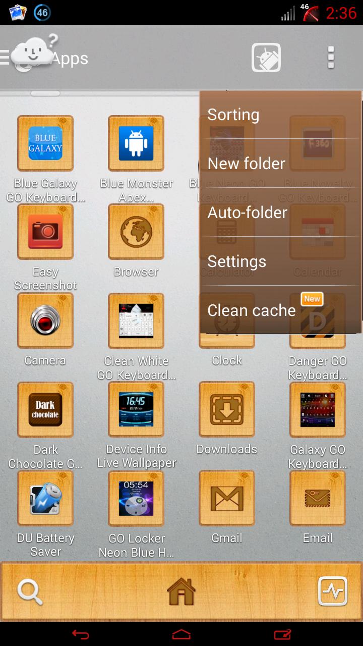 Chalk GO Launcher EX theme
