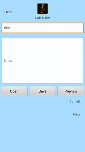 Lyric Maker