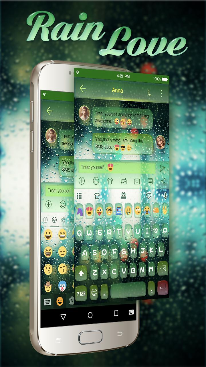 Glass Water Keyboard Theme