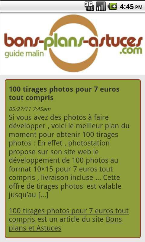 Bons Plans Astuces