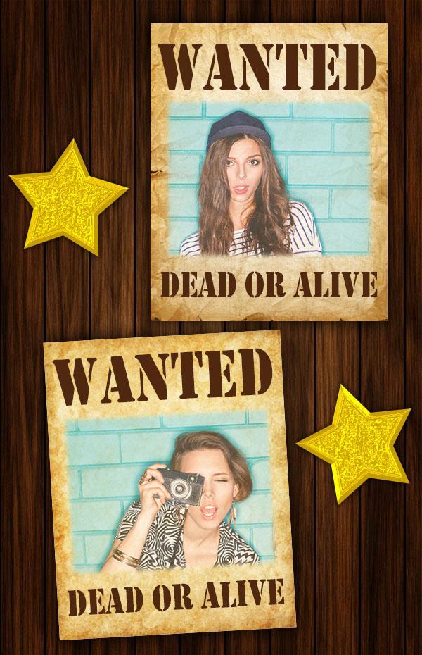 Wanted Poster Maker - Western