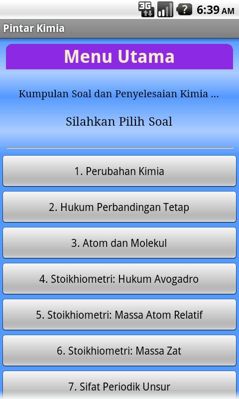 Smart Chemistry (Pintar Kimia)