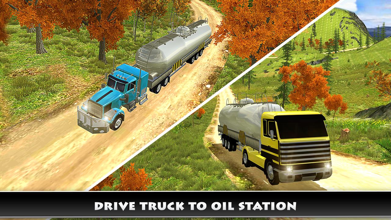 Offroad Oil Cargo Truck Sim 3D