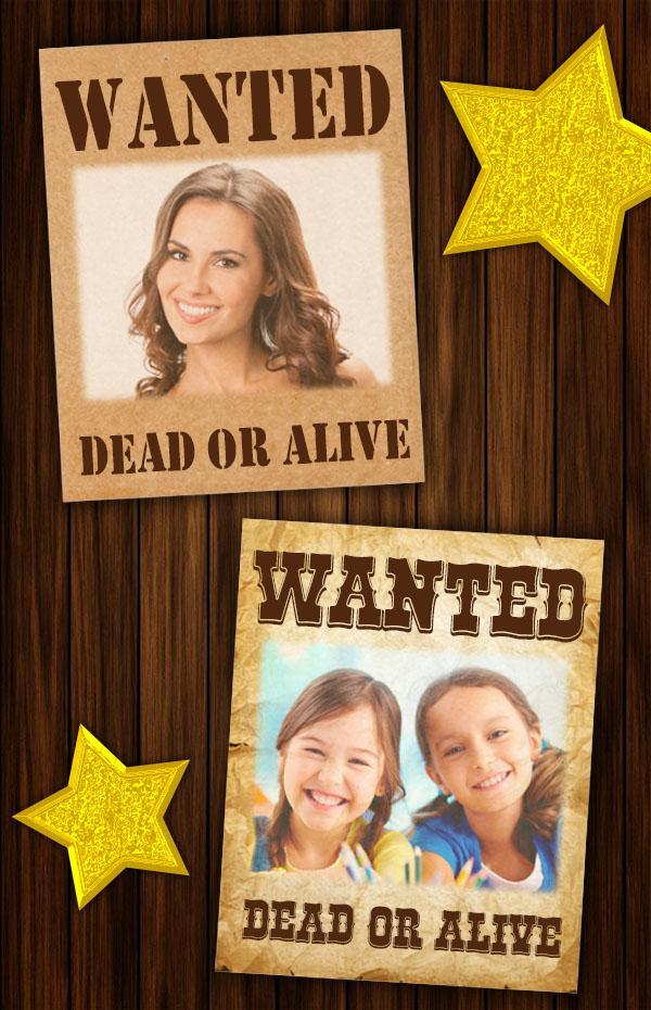 Wanted Poster Maker - Western