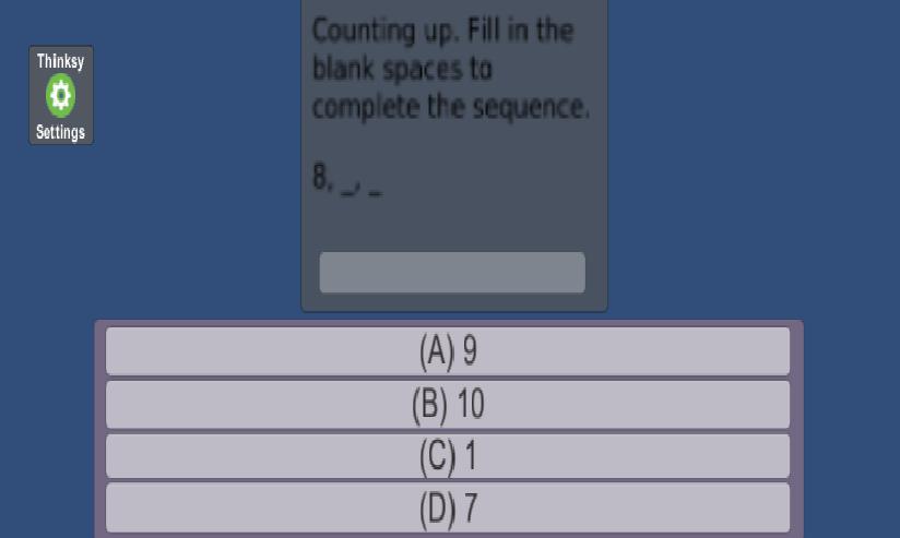 Multiple Choice Game