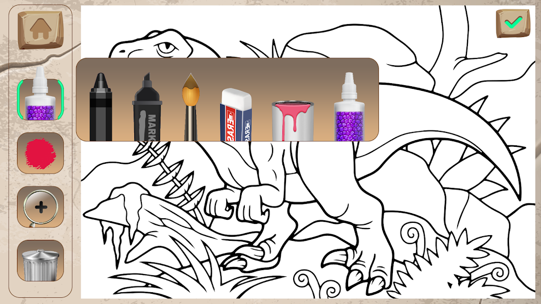 Coloring Plus : Dinosaur