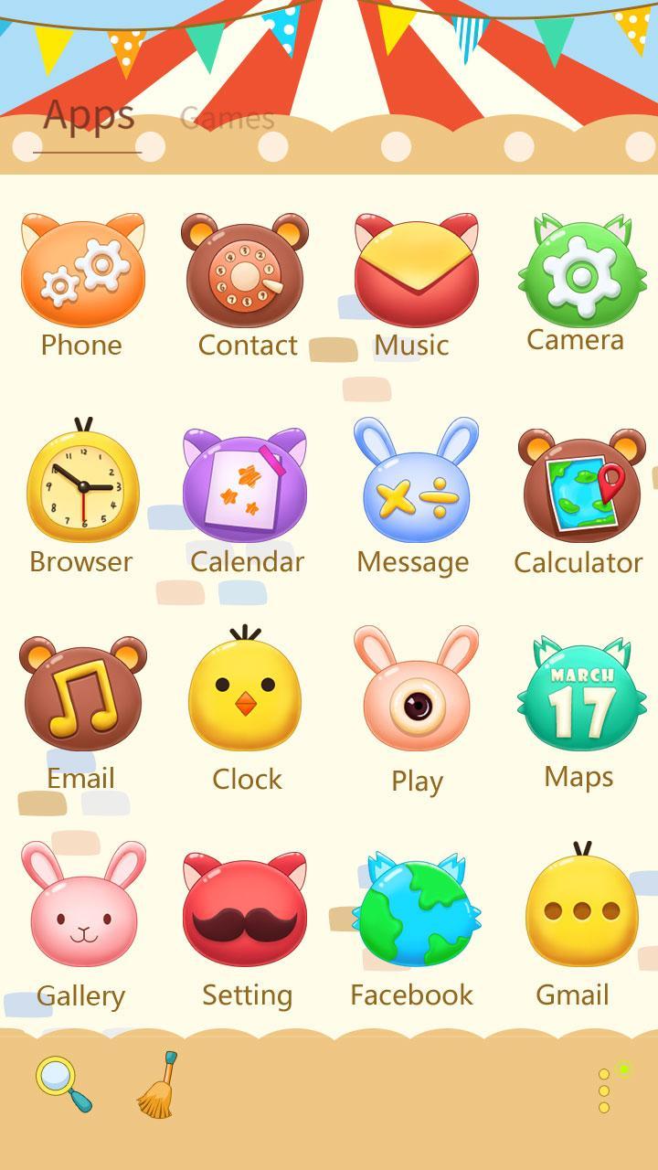 Happy time GO Launcher Theme