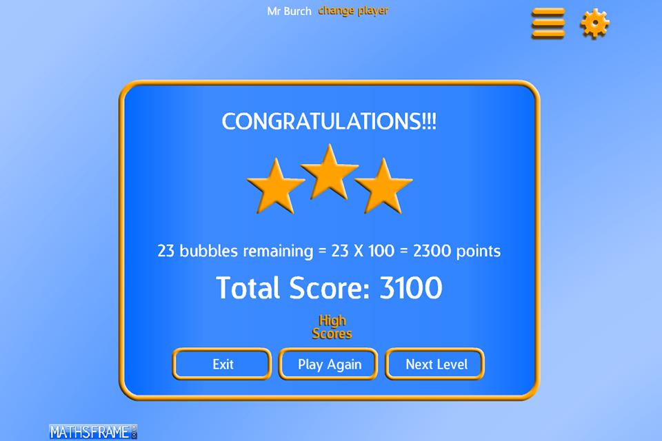 Bubble Pop Multiplication Free