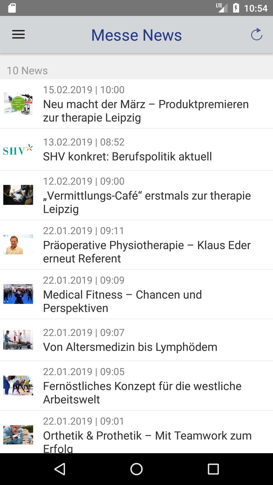 therapie Leipzig 2019