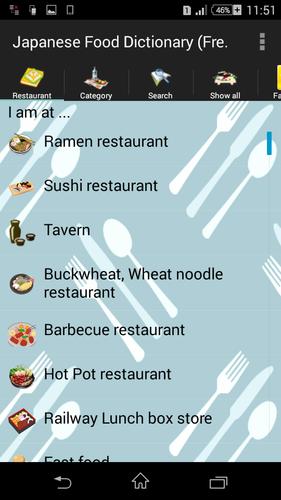 Japanese Food Dictionary(Free)