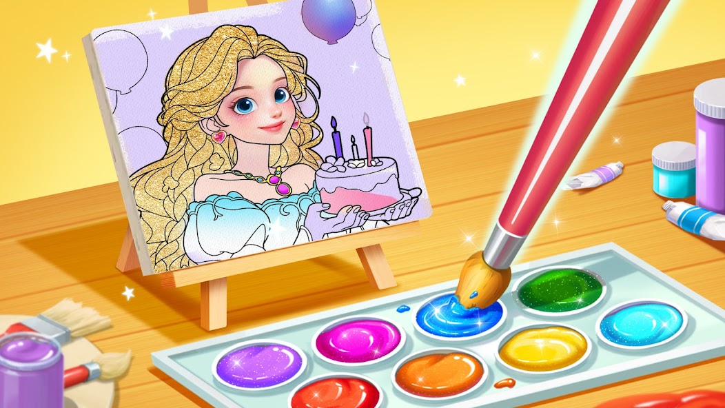 Princess Game Fantasy Coloring