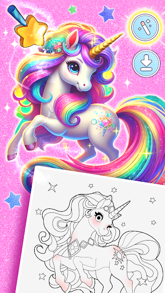 Princess Game Fantasy Coloring