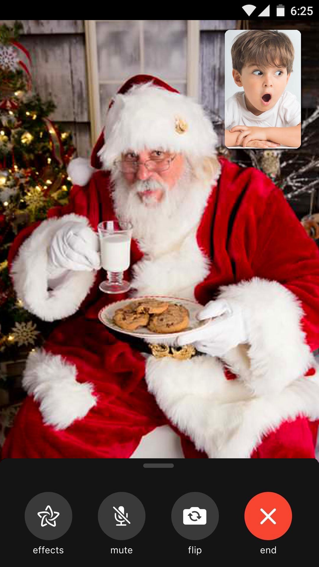 Video call from Santa joke